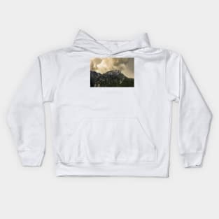 Yellow Sky Mountain Kids Hoodie